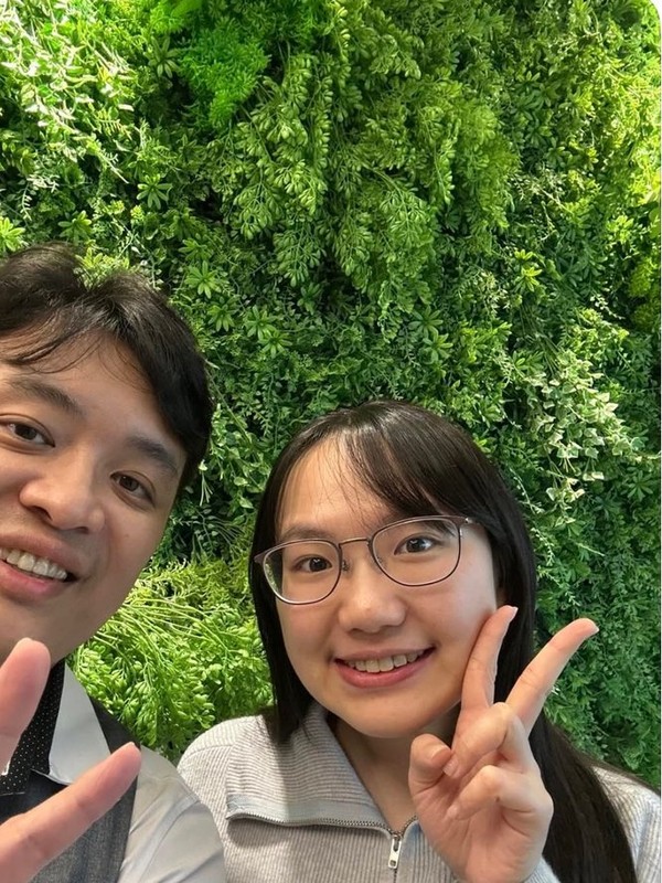 患者與王醫師矯正合照