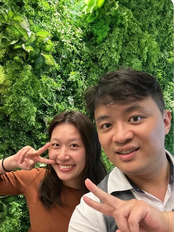 患者與王醫師矯正合照
