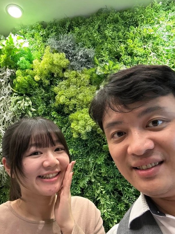 患者與王醫師矯正合照