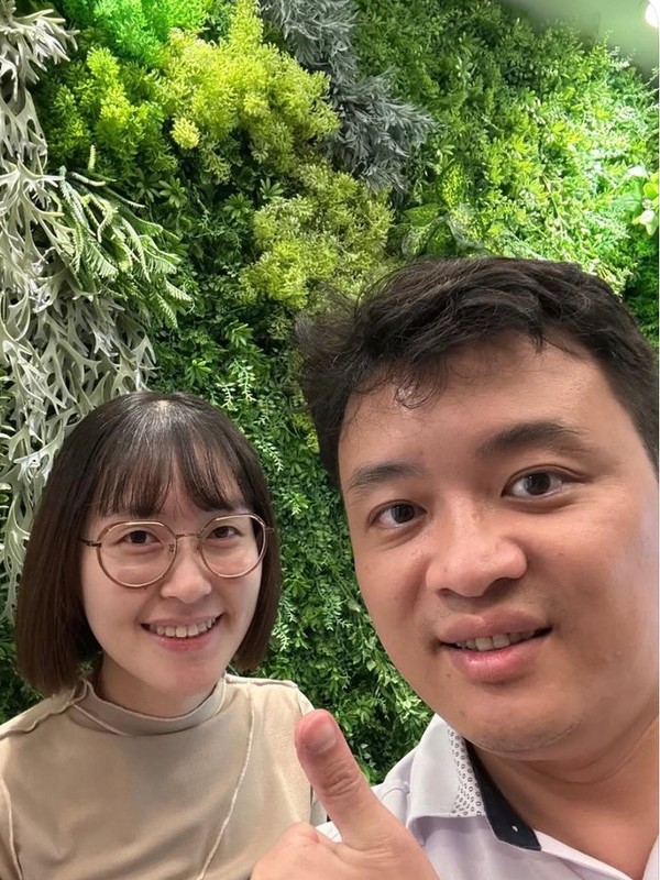 患者與王醫師矯正合照