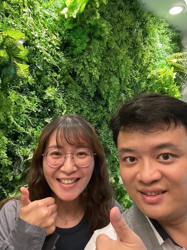 患者與王醫師矯正合照