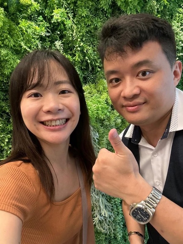 患者與王醫師矯正合照