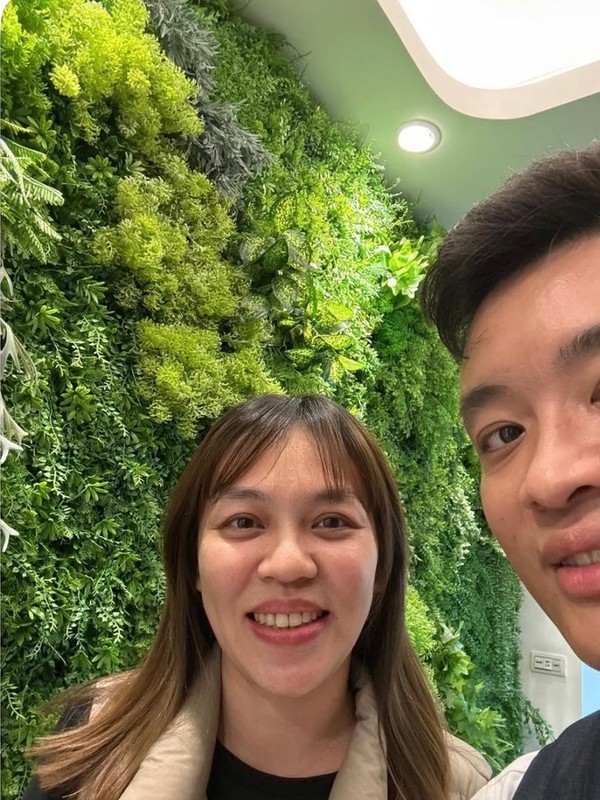 患者與王醫師矯正合照