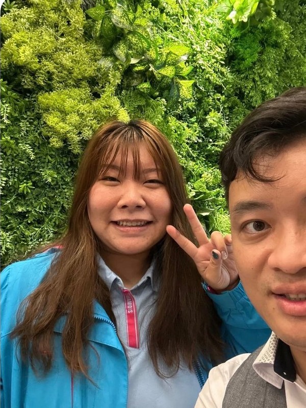 患者與王醫師矯正合照