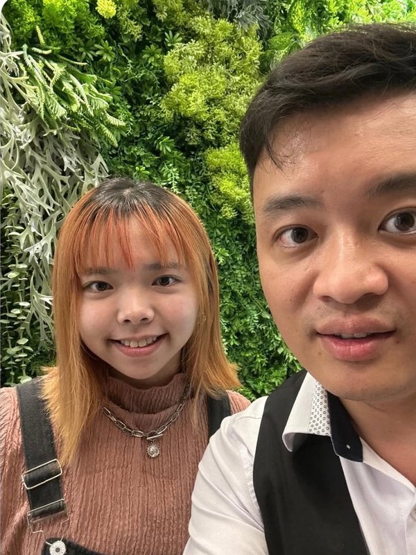 患者與王醫師矯正合照