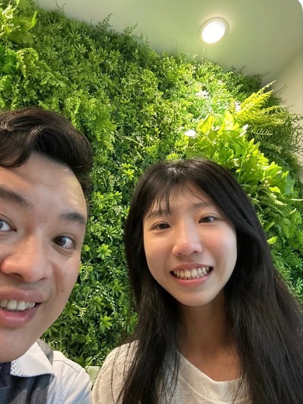 患者與王醫師矯正合照