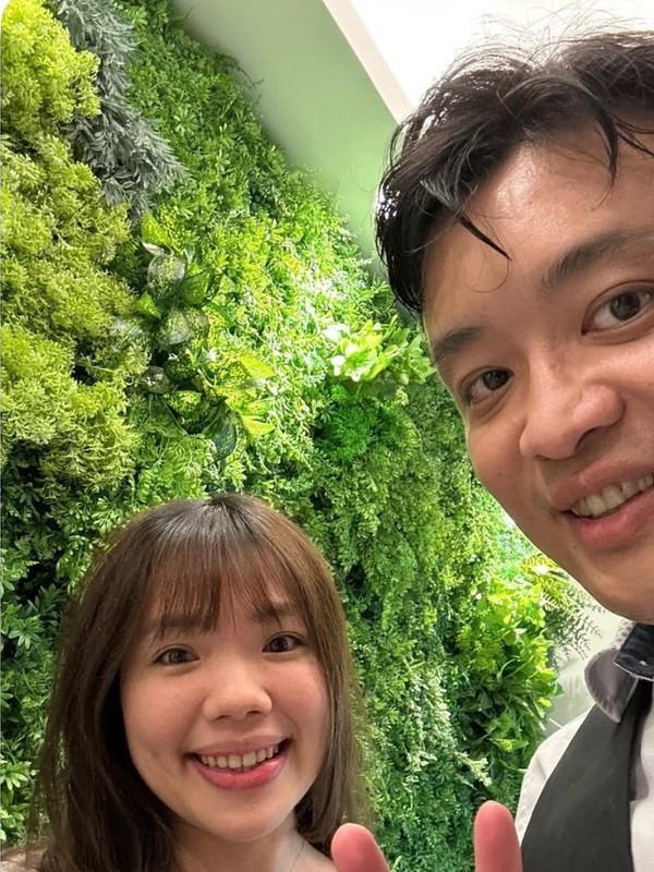 患者與王醫師矯正合照