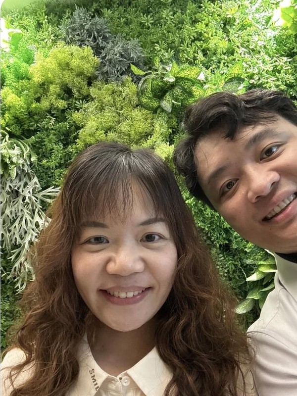 患者與王醫師矯正合照
