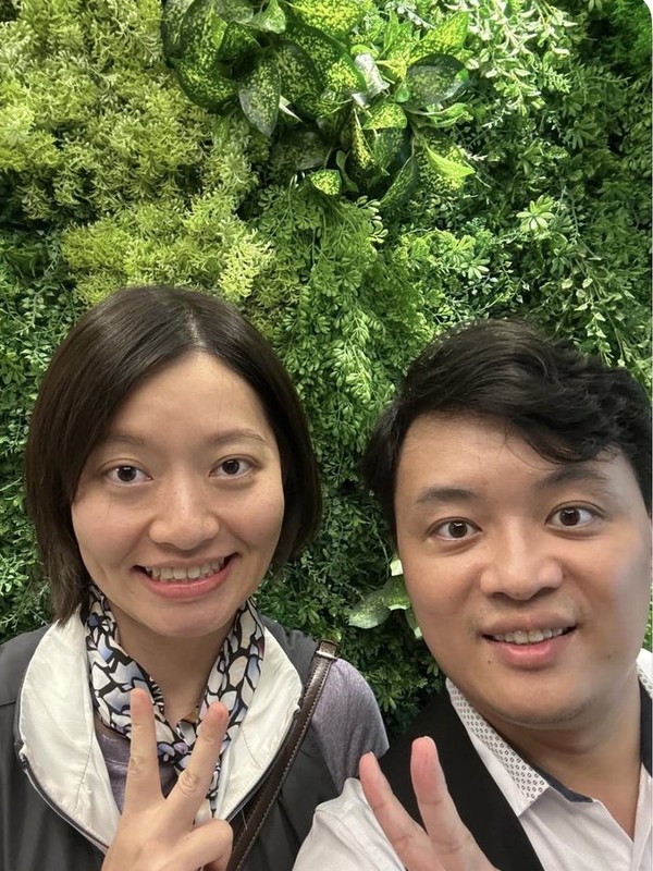 患者與王醫師矯正合照