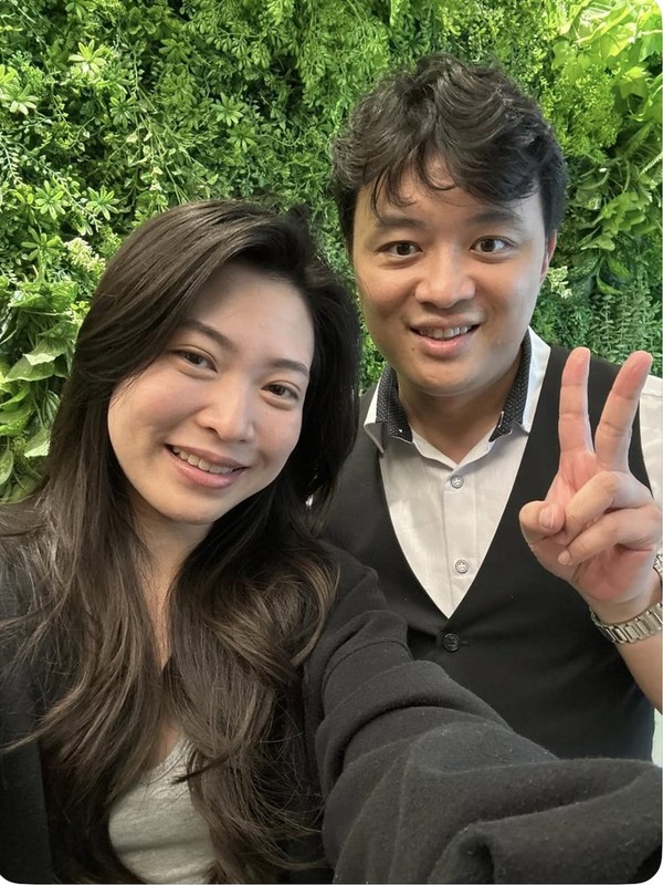 患者與王醫師矯正合照