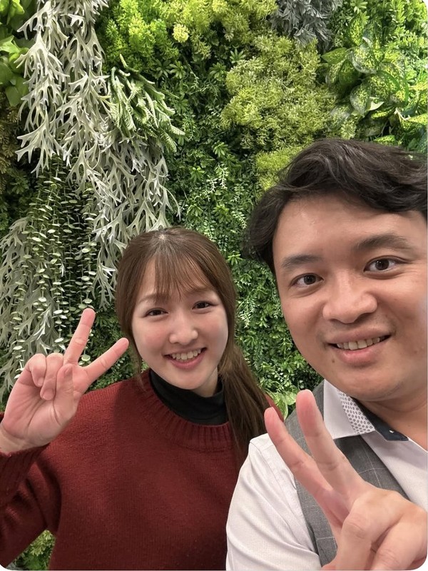 患者與王醫師矯正合照